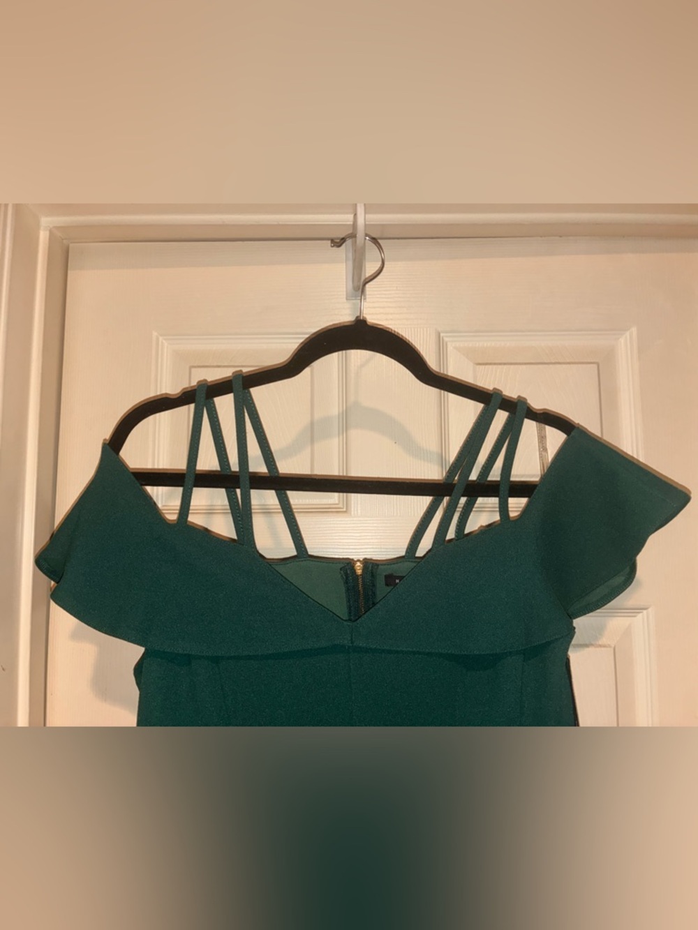 Haute Monde Teal Green Strappy Midi Dress